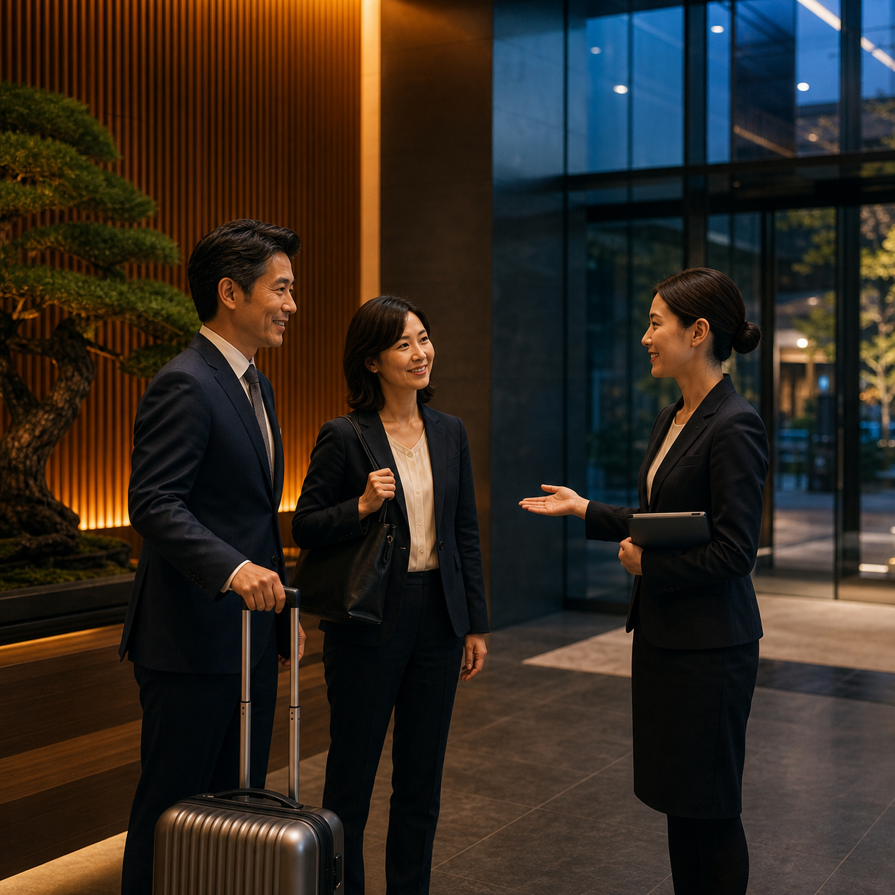 Japanese business reception